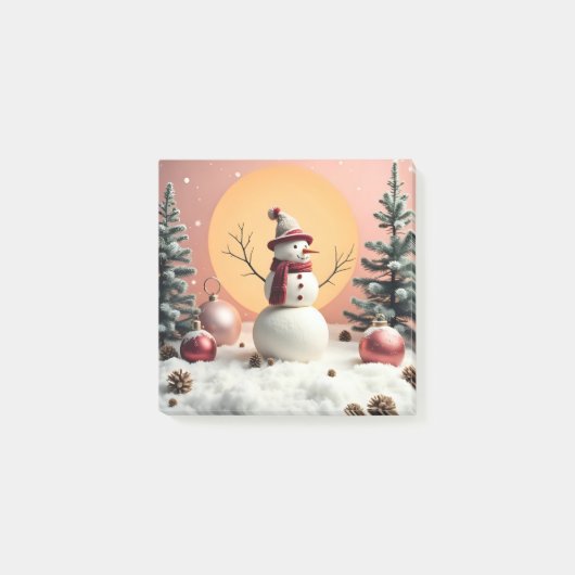 Pastel Christmas - Post-It Notes Post-it Klebezettel (Vorderseite)