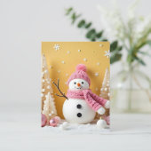 Pastel Christmas - Postcard Postkarte (Stehend Vorderseite)