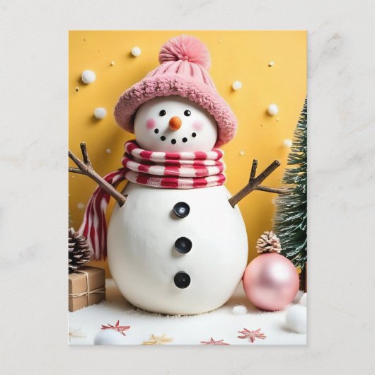 Pastel Christmas - Postcard Postkarte (Vorderseite)