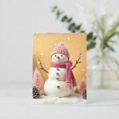 Pastel Christmas - Postcard Postkarte (Stehend Vorderseite)