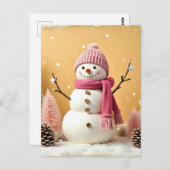 Pastel Christmas - Postcard Postkarte (Vorne/Hinten)