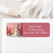 Pastel Christmas - Return Address Label  (Insitu)