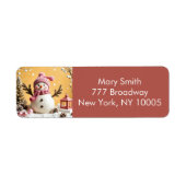 Pastel Christmas - Return Address Label (Vorne)