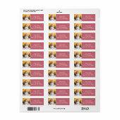 Pastel Christmas - Return Address Labels  (Vorne)