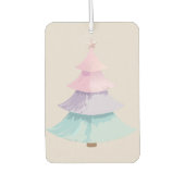Pastel Christmas Tree Autolufterfrischer (Vorderseite)