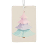 Pastel Christmas Tree Autolufterfrischer (Rückseite)