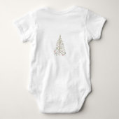 Pastel Christmas Tree Baby Tee T-Shirt (Rückseite)