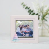 Pastel Christmas Tree Feiertagskarte (Stehend Vorderseite)