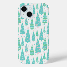 Pastel Christmas Tree Forest Case-Mate iPhone Hülle