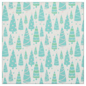 Pastel Christmas Tree Forest Stoff (Muster)