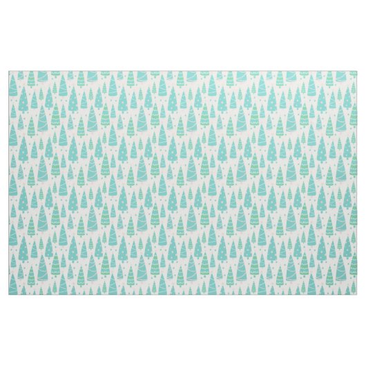Pastel Christmas Tree Forest Stoff (Fat Quarter (45,7 x 55,9 cm))