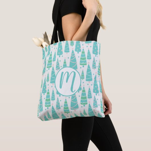 Pastel Christmas Tree Forest Tasche (Von Nahem)