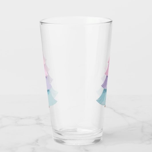 Pastel Christmas Tree Glas (Rechts)