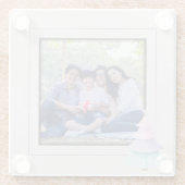 Pastel Christmas Tree Glasuntersetzer (Rückseite)