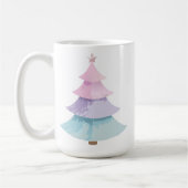 Pastel Christmas Tree Kaffeetasse (Links)