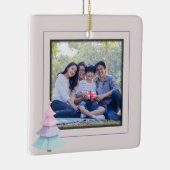 Pastel Christmas Tree Keramikornament (Rechts)