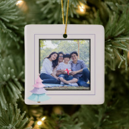 Pastel Christmas Tree Keramikornament