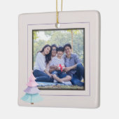 Pastel Christmas Tree Keramikornament (Links)