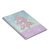 Pastel Christmas Tree Notebook Notizblock (Rechte Seite)