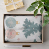 Pastel Christmas Tree Ornaments Holiday Seidenpapier (Geschenk)