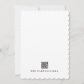 Pastel Circus Baby Duschbingo Spiele Einladung (Rückseite)