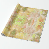 Pastel Citrus Aquarell Designer Druckmuster Geschenkpapier (Ungerollt)