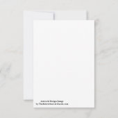 Pastel Citrus Aquarell Designer Druckmuster Karte (Rückseite)