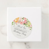 Pastel Citrus Floral Kleine Süsse Kinderdusche Geschenkanhänger (Beispiel)