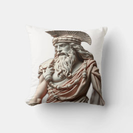 Pastel Classical Warrior Statue Kissen