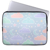 Pastel Cloud Aesthetic Laptop Sleeve (Vorderseite)