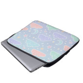 Pastel-Cloud-Ästhetik-Laptop-Hülle Laptopschutzhülle (Vorne Knopf)