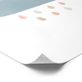 Pastel Cloud Girl Kinderzimmer Decke Poster (Ecke)