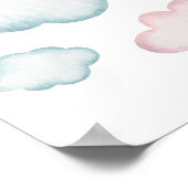 Pastel Cloud Kinderzimmer Poster Kids Room Decke (Ecke)