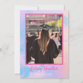 Pastel Clouds Abschluss Era Lover Pink Glitzer Ankündigung