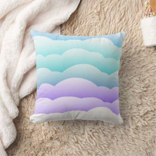Pastel Clouds Pillow Kissen