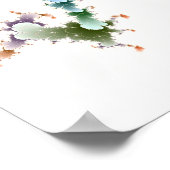 Pastel Clouds Poster (Ecke)