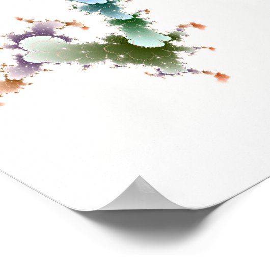 Pastel Clouds Poster (Ecke)