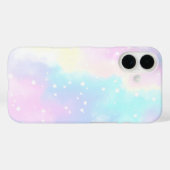 Pastel Cloudy Sky with Stars Dreamy Design Case-Mate iPhone Hülle (Rückseite (Horizontal))