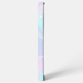 Pastel Cloudy Sky with Stars Dreamy Design Samsung Galaxy Hülle (Linke Seite)