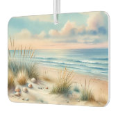 Pastel Coastal Dunes Watercolor Autolufterfrischer (Links)