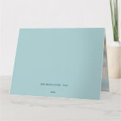 Pastel Coastal Dunes Watercolor Karte (Rückseite)