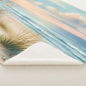 Pastel Coastal Dunes Watercolor Sherpadecke (3/4)