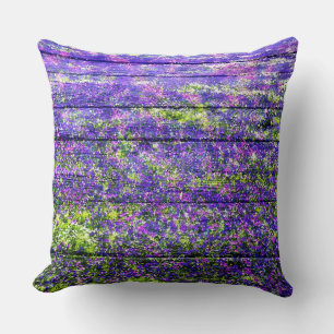 Pastel Color Blume auf Holz #2 Kissen