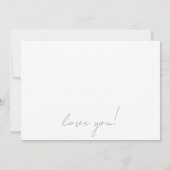 Pastel Color Floral Wedding Bridesmade Einladung (Rückseite)