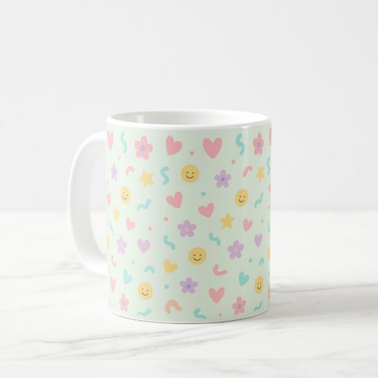 Pastel color mug kaffeetasse (Vorderseite Links)