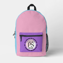 PASTEL COLOR, PROMOTIONAL AND CORPORATIVE TRAVEL BEDRUCKTER RUCKSACK