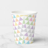 Pastel Color Triangles  Pappbecher (Rechts)