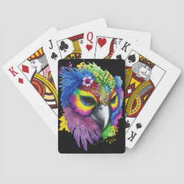 PASTEL COLORED MARDI GRAS BIRD SPIELKARTEN