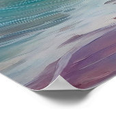 Pastel Colored Seascape - Ai Poster (Ecke)