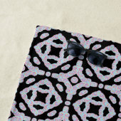 Pastel Colored Squiggly Discs Symmetrical Pattern Strandtuch (Beispiel)